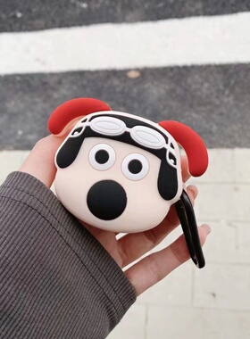 卡通掌门狗适用三星buds2pro耳机壳三星Galaxybudspro蓝牙耳机套buds2全包budslive硅胶防摔男女耳机充电仓壳