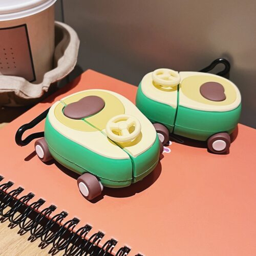 创意扭扭车适用airpodspro3保护套airpods4保护壳pro2苹果蓝牙耳机套盒4四代airpod硅胶ipod软壳pro3二三代男