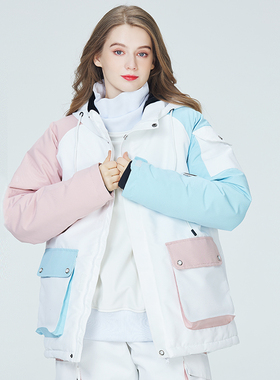 ARCTIC QUEEN滑雪服女单板双板工装滑雪衣户外防风防水保暖加厚