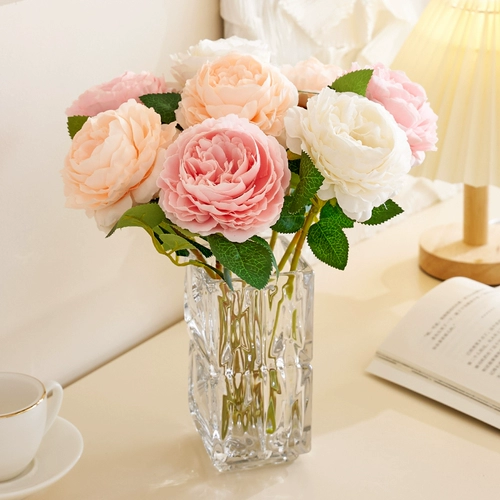 Моделирование розы цветочное обеденное стол цветок поддельный цветочный украшение мебель