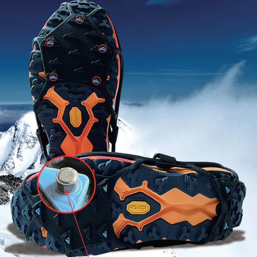 DAOUST轻便冰爪户外徒步冰面防滑轻量化防摔防滑鞋套7齿钨钢钉