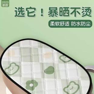 韩款 通 电动车座套雅迪爱玛台铃新日电瓶车坐垫套防水防晒隔热四季