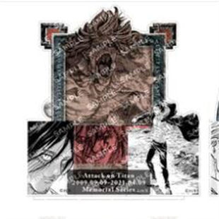 进击 的巨人周边九大巨人系列立牌亚克力巨人大战