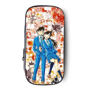 名侦探柯南 新一小兰笔袋学生大容量男生文具铅笔盒高颜值男孩女