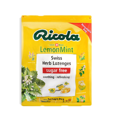 索丹博士无糖润喉糖Ricola利口乐