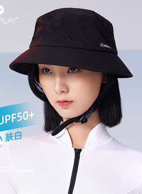 AquaPlay潜水帽防晒潜水头套发带脸基尼冲浪遮阳帽子渔夫帽防晒帽