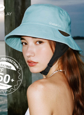 安泊来潜水帽头套发带脸基尼防晒遮阳户外运动渔夫帽海边度假