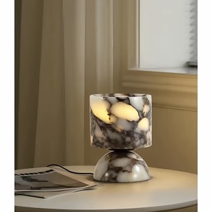 FanHua台灯卧室床头灯宝格丽奢石轻奢高级感法式氛围台灯