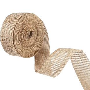 服装麻绳装饰麻线花边幼儿园手工diy配件辅料宽麻布礼物编织包装