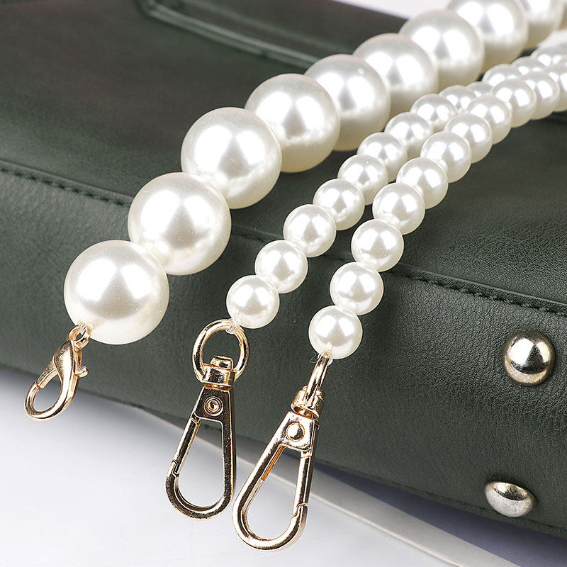 珍珠链子手提斜跨包包配件