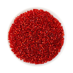 2mm绣珠珠绣十字秀串珠玻璃珠珠子十字绣手工配件管珠DIY穿珠材料