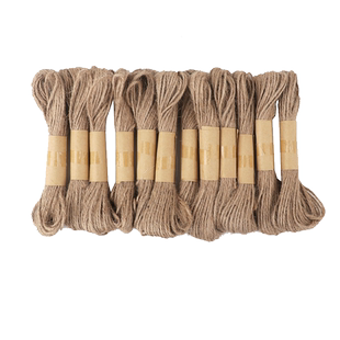 DIY手工辅料缠瓶绳彩色麻绳幼儿园花瓶照片麻草绳材料绑花编织绳