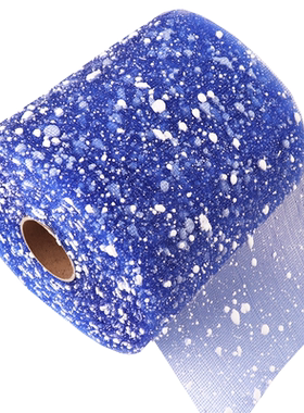 15cm厘米雪点纱网手工卡通