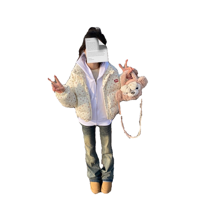 美式高街复古牛仔裤女秋冬款潮牌