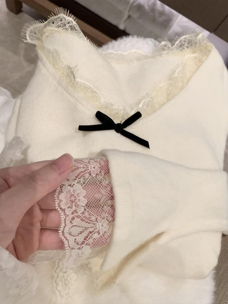 纯欲蕾丝花边德绒打底衫女秋冬季设计感修身内搭保暖长袖t恤上衣,女装/女士精品,T恤,淘宝优惠券,粉丝福利购,淘宝优惠卷