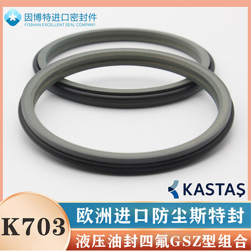 进口四氟K703斯特封防尘组合GSZ