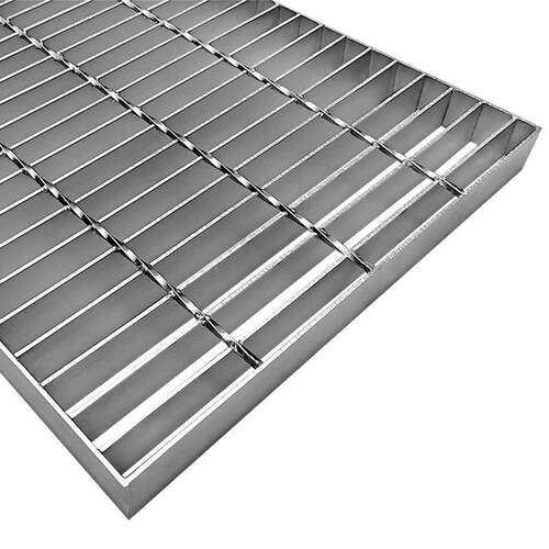 Galvanized steel grating for ship deck platforms