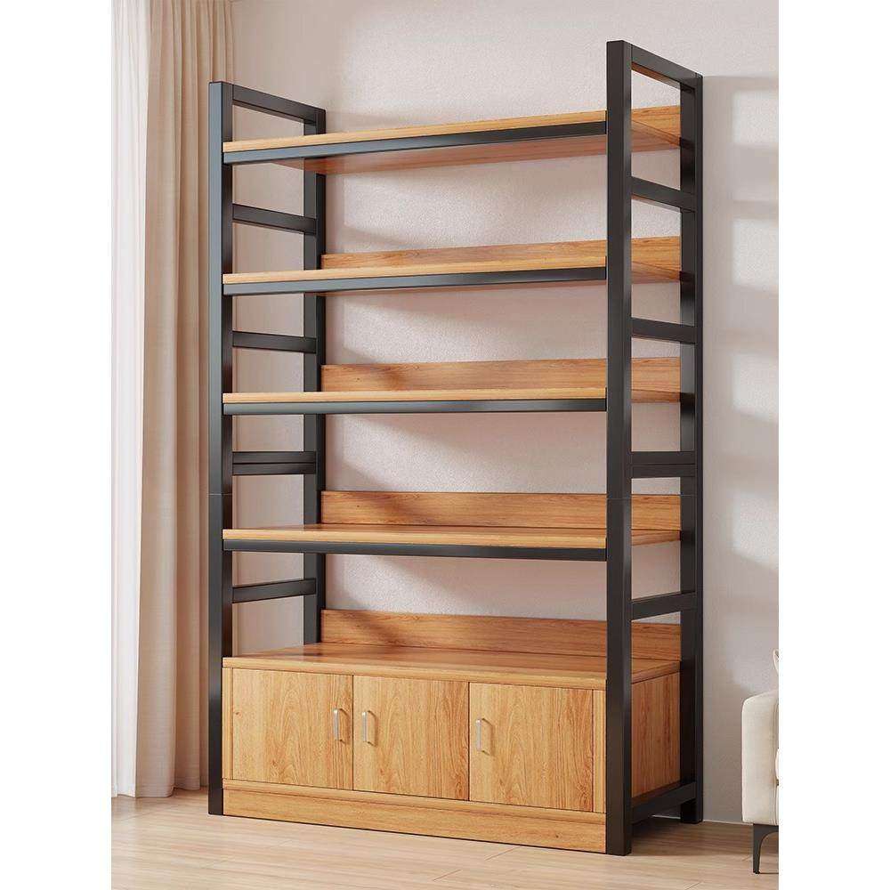 置物架多层收纳架货架家用落地客厅钢木书架展示架储物架分层架子,住宅家具,书架,淘宝优惠券,粉丝福利购,淘宝优惠卷