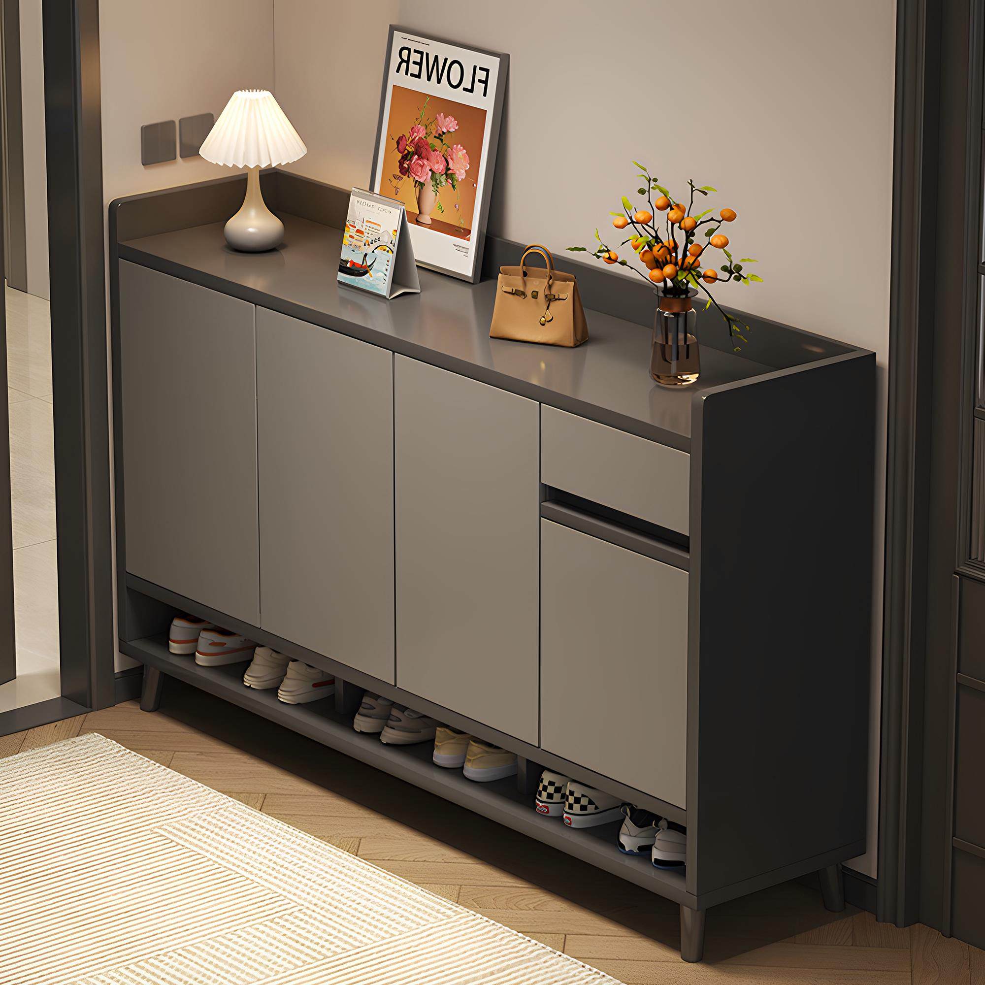 入户门鞋柜家用门口进门实木置物收纳柜一体靠墙2025新款室内鞋架,住宅家具,鞋柜,淘宝优惠券,粉丝福利购,淘宝优惠卷