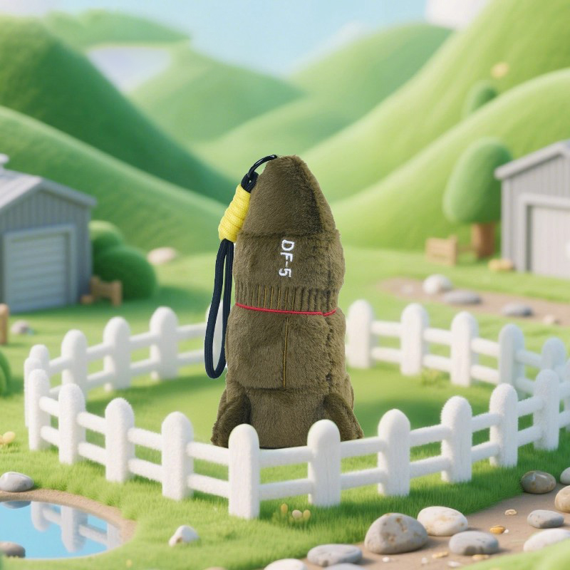 【现货】东风5c导弹抱枕玩偶毛绒玩具男孩女