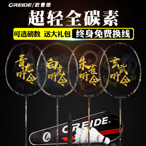 欧雷德羽毛球拍单拍专业比赛耐用