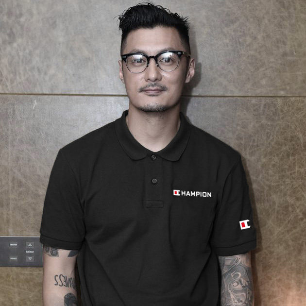 POLO衫男潮牌余文乐翻领短袖T恤定制网红ins港风宽松大码潮流半袖