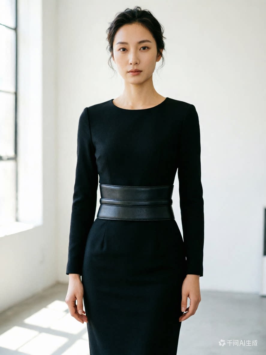 2026春新款宽腰带女装饰连衣裙收腰高级感法式复古腰封 宽版皮带