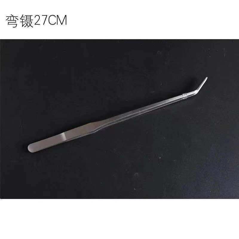 不锈钢镊子圆头加长直弯头水草茶夹多肉喂龟夹捉蝎子工具,工业油品/胶粘/化学/实验室用品,实验室漏斗,淘宝优惠券,粉丝福利购,淘宝优惠卷