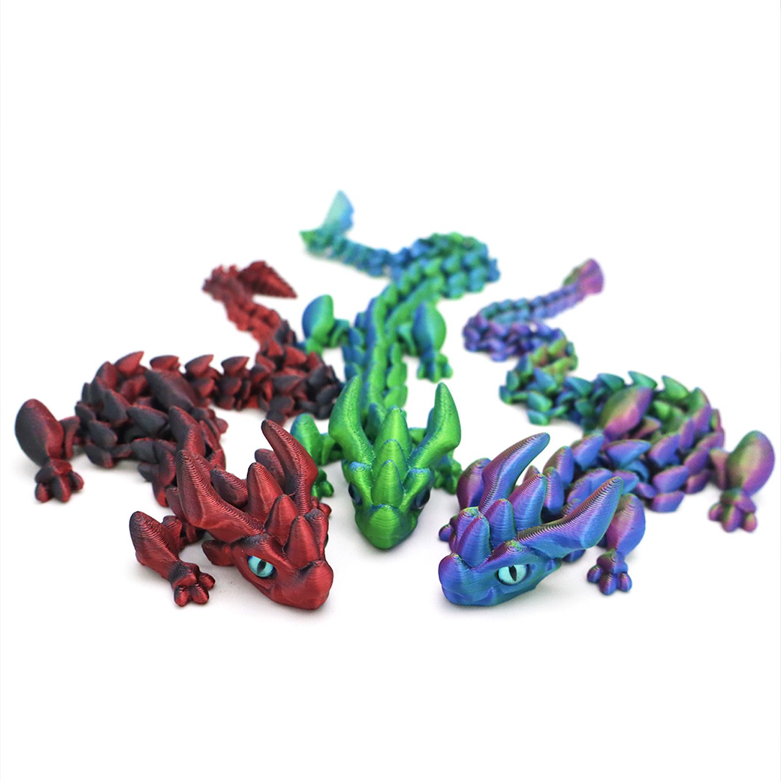 3D打印龙王工艺品摆件礼物创意手办动物关节科动活动模型玩具