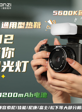 Ulanzi优篮子F12复古闪光灯单反微单数码胶片机外置机顶外拍灯适用索尼富士佳能尼康松下便携小型热靴闪光灯