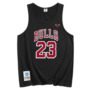 健身跨栏背心男篮球无袖训练球衣公牛23号运动T恤德罗赞罗斯坎肩