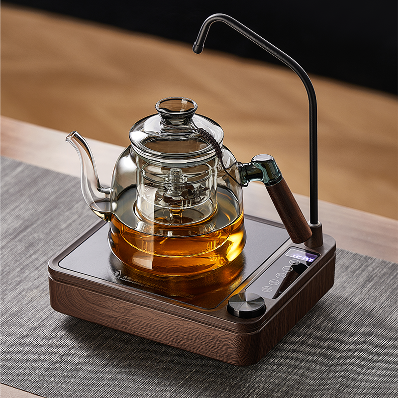 忆壶茶电陶炉煮茶壶家用自动抽上水煮茶器套装耐热烧水壶茶具套装