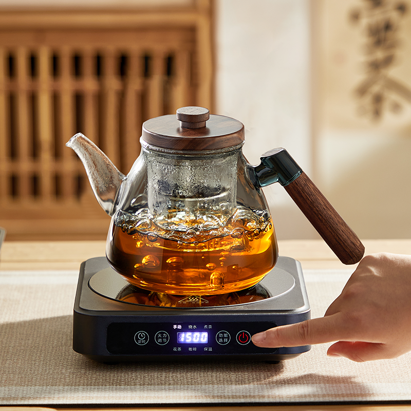 忆壶茶玻璃煮茶壶电陶炉2025新款煮茶器耐高温大容量烧水茶壶套装