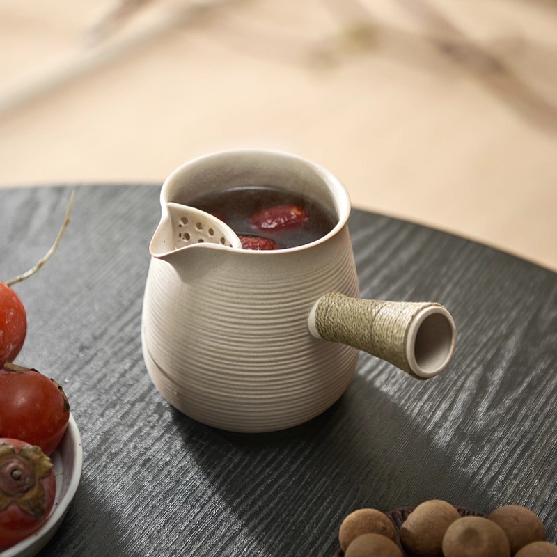 忆壶茶烤奶茶罐罐壶围炉煮茶专用陶壶2025新款侧把茶壶陶瓷煮茶壶