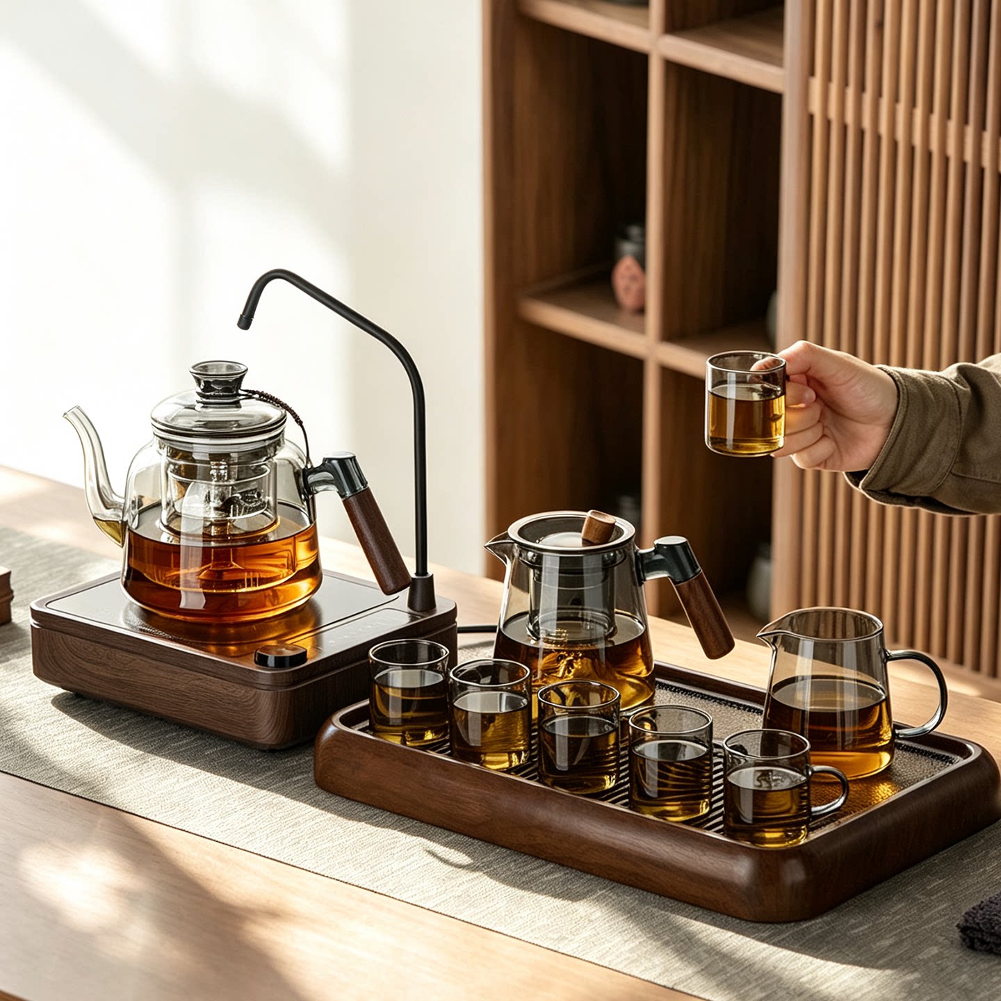 【自动上水】煮茶壶电陶炉套装