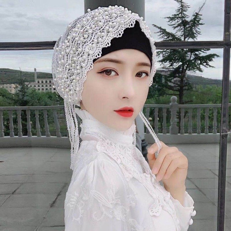 新款女士蕾丝帽遮发帽