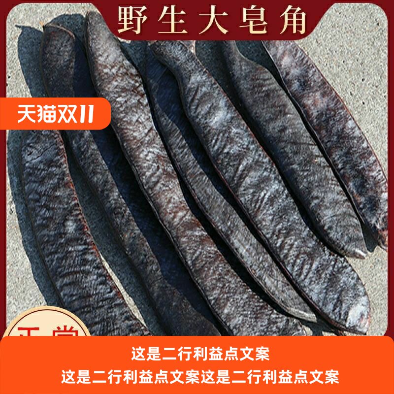 纯野生皂角洗发中药材白发天然皂海参