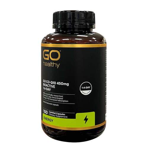 新西兰直邮Go Healthy高之源辅酶Q10胶囊450mg心脏心脑血管 100粒