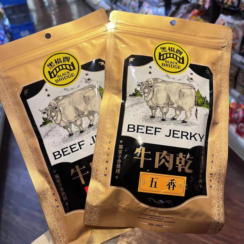 台湾黑桥牌果汁五香牛肉干85g