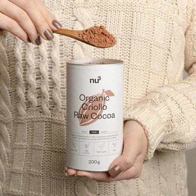 比利NU3 未碱化生可可粉criollo生可可粉200g2026.12
