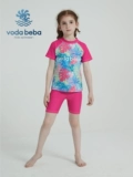 Детский раздельный купальник, детские шорты для плавания, короткий рукав, подходит для подростков