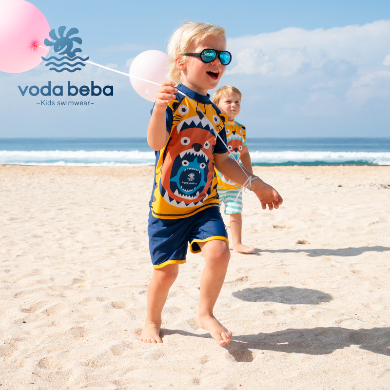 VodaBeba儿童泳衣夏季新款男孩