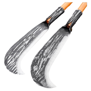 德国砍柴刀纯手工锻打镰刀砍割两用高硬度砍树刀农用工具锰钢连刀