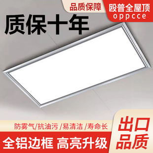 德国集成顶厨房30X30x60led平板灯卫生间铝扣板浴室嵌入式30*60灯