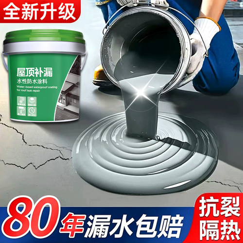 屋顶外墙裂缝防水防漏涂料