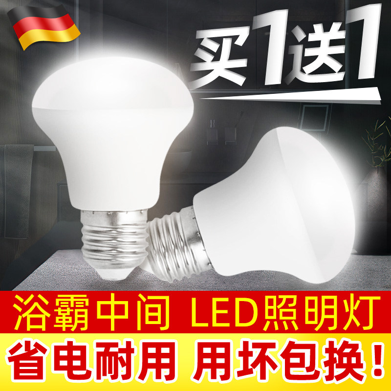 德国浴霸灯泡中间的led灯