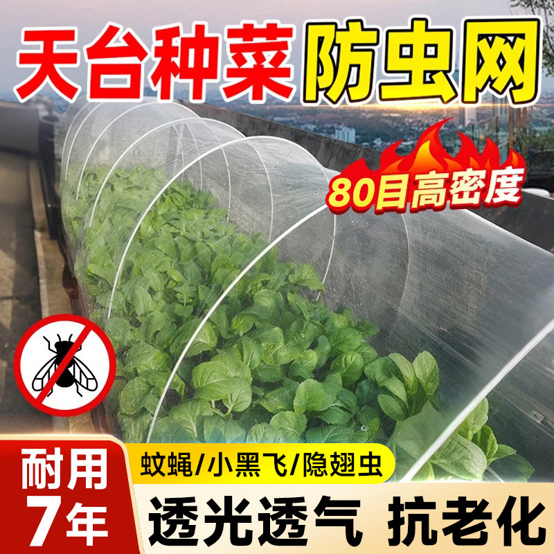 纱网防虫网种菜专用大棚加密加厚农用防鸟果树园养殖场纱门纱窗