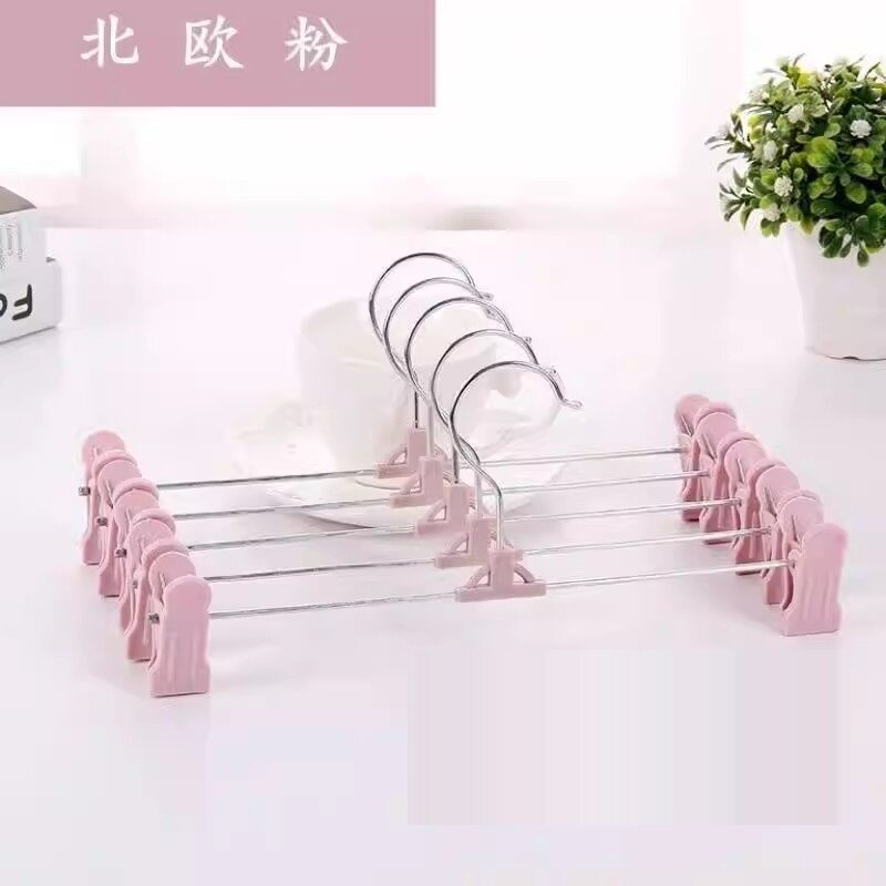 内衣夹晒晾文胸衣称撑家用衣裳内裤裤衣架带夹子子凉裤子挂衣服架