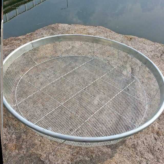 晒东西的干 干货网不锈钢晒菜网晾晒网铁筛子圆形圆簸箕阳台晒菜