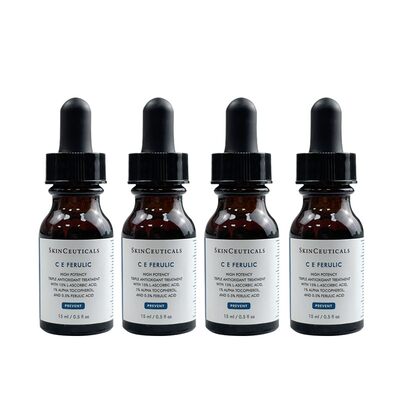 【4瓶】SKINCEUTICALS 修丽可 中小样 CE复合修护精华15ml*4香港